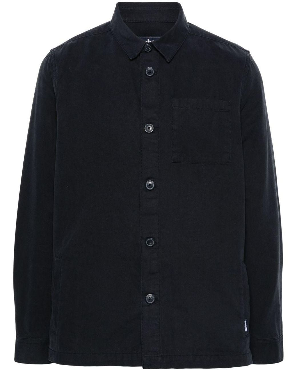 Barbour Blue Cotton Shirt for men