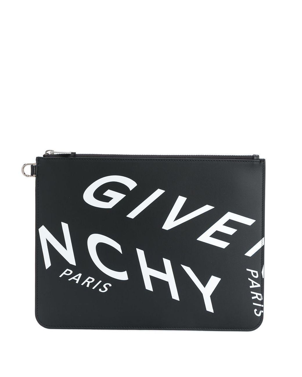 Givenchy Large Zipped Leather Pouch in Black for Men - Save 25% - Lyst