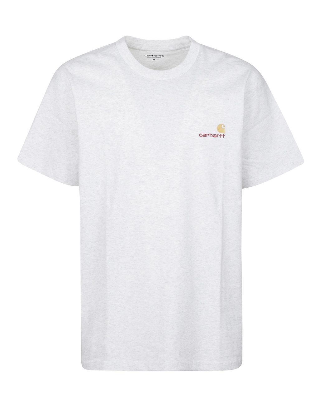 Carhartt White T-Shirt Scritta Americana for men