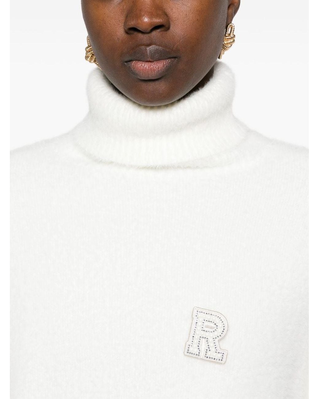 Rudsak White Alisya Turtle-Neck Sweater
