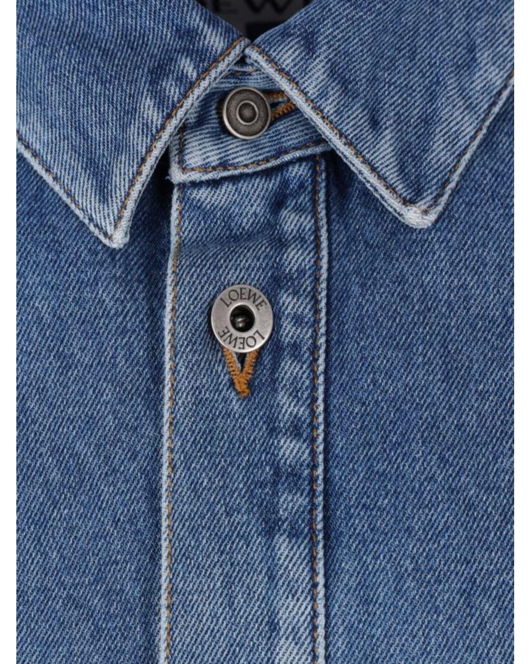 Loewe Blue Denim Shirt for men