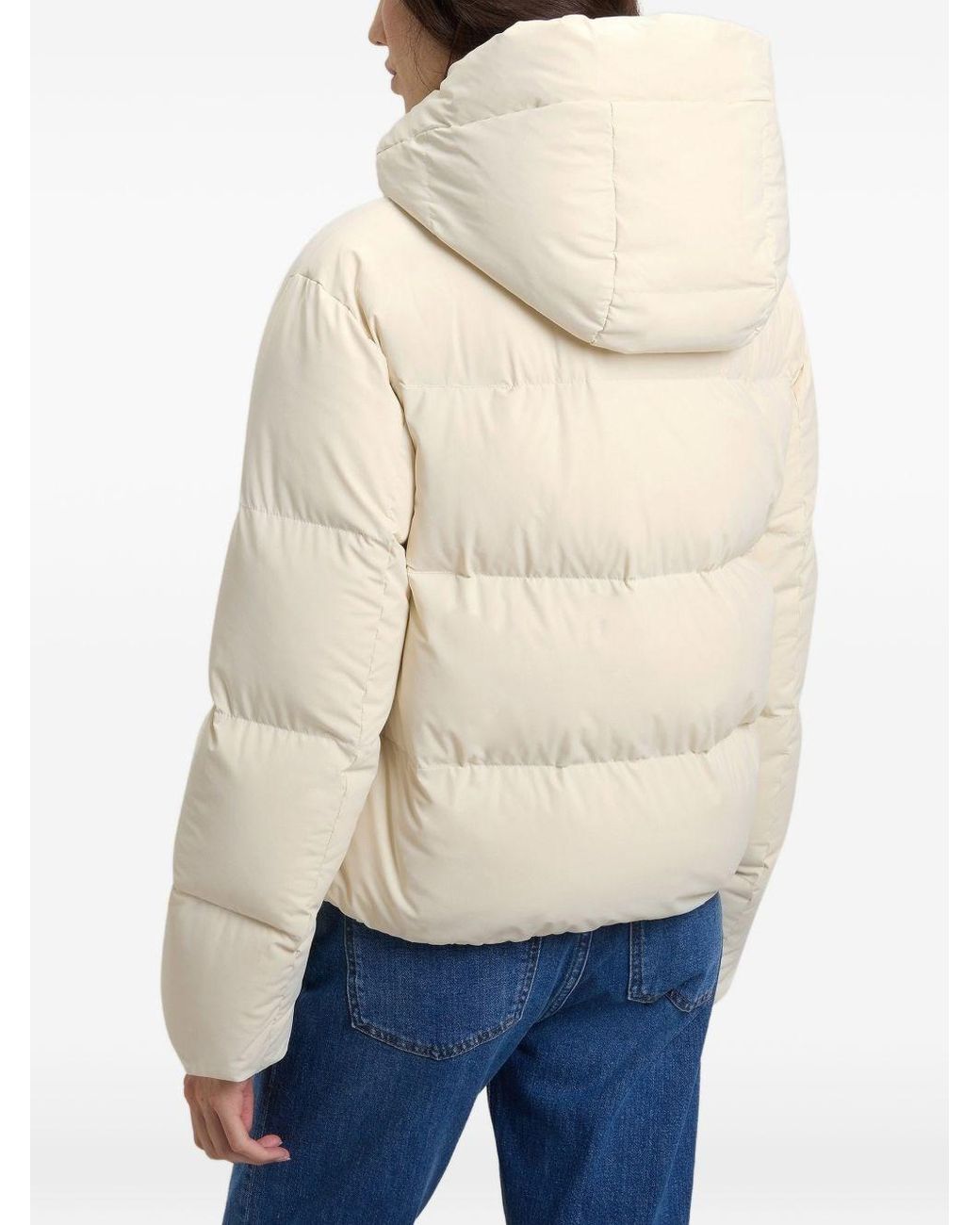 Woolrich Natural Madison Short Down Jacket