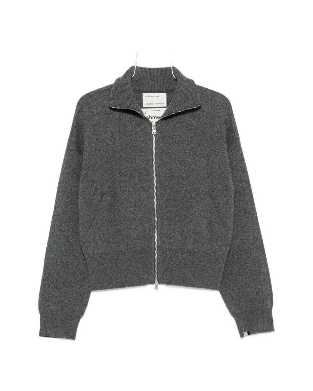 Extreme Cashmere Gray Cashmere Cardigan