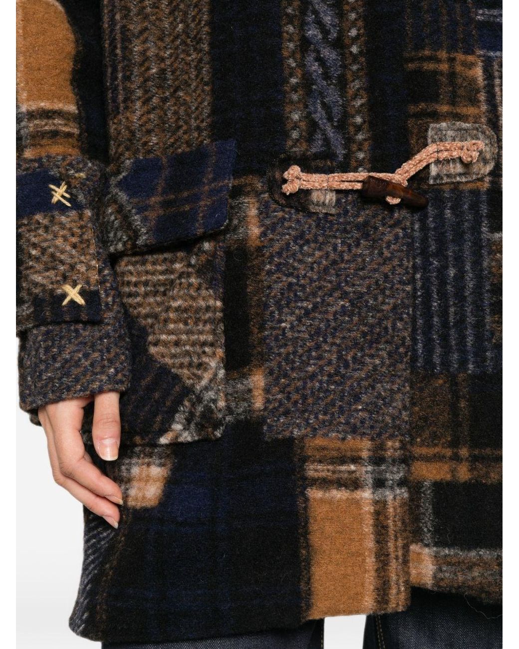 Bye Black Wool Parka Coat