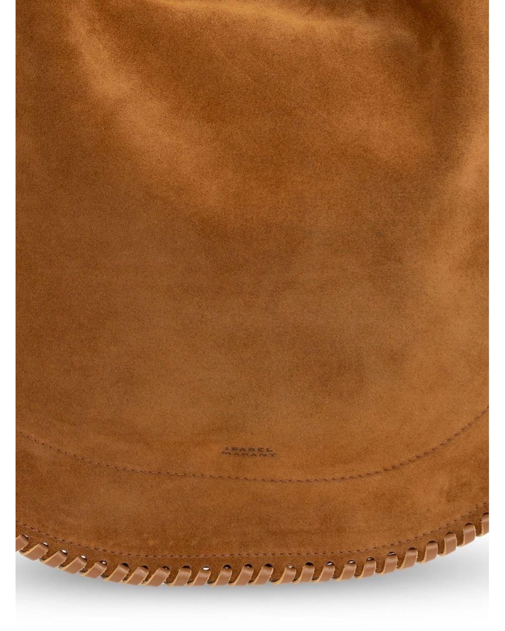 Isabel Marant Brown Oskan Soft Leather Hobo Bag