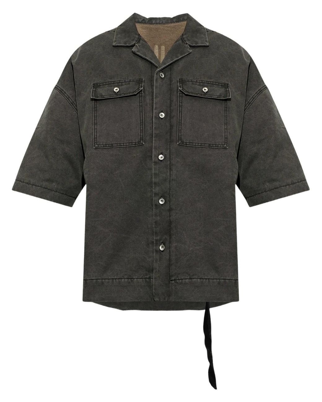 Rick Owens Gray Magnum Jacket Denim Jacket By for men