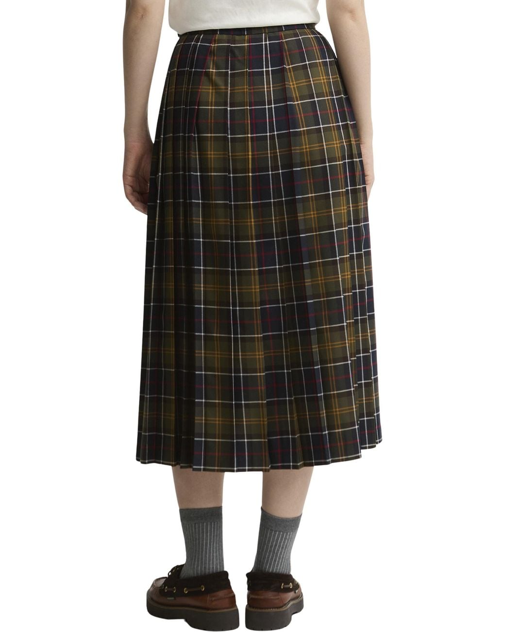 Barbour Black Inspired Tailored Knit Skirt For