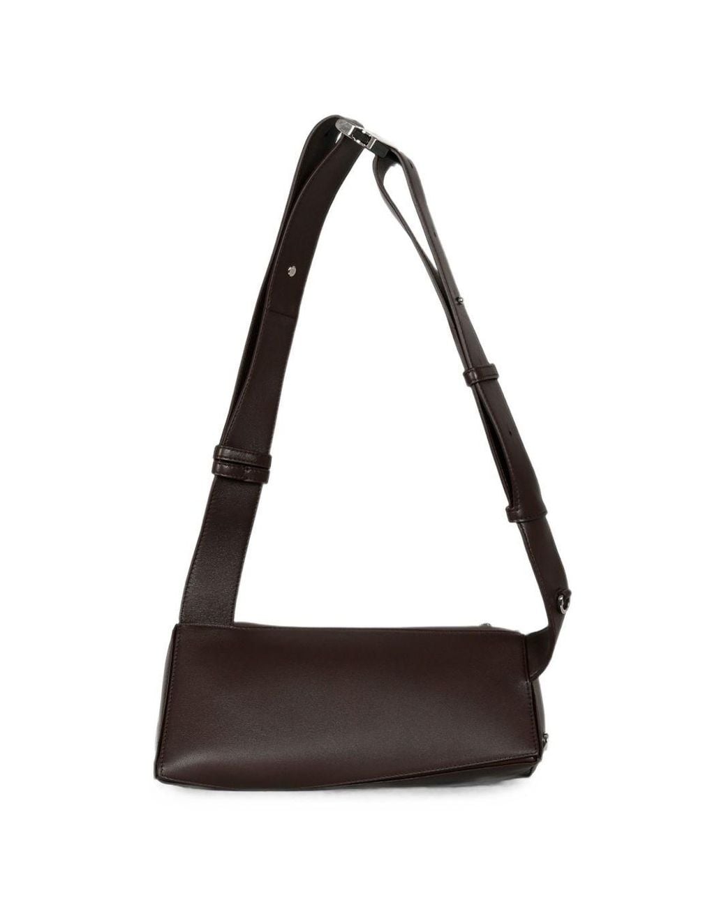 Loewe White Puzzle Featherlight Leather Sling Bag for men