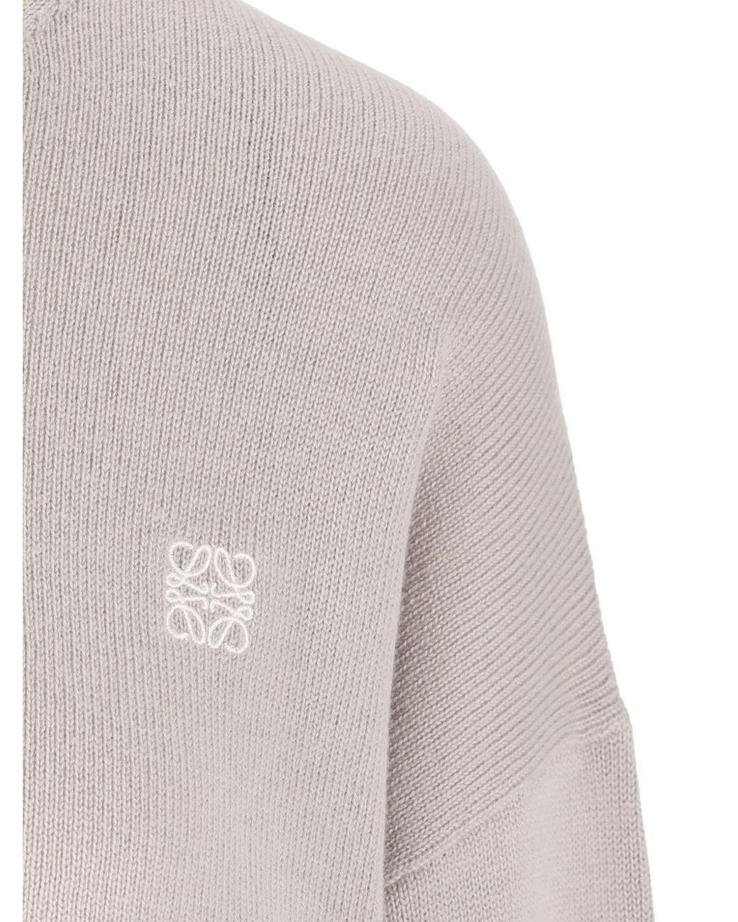 Loewe Natural Wool Asymmetric Sweater