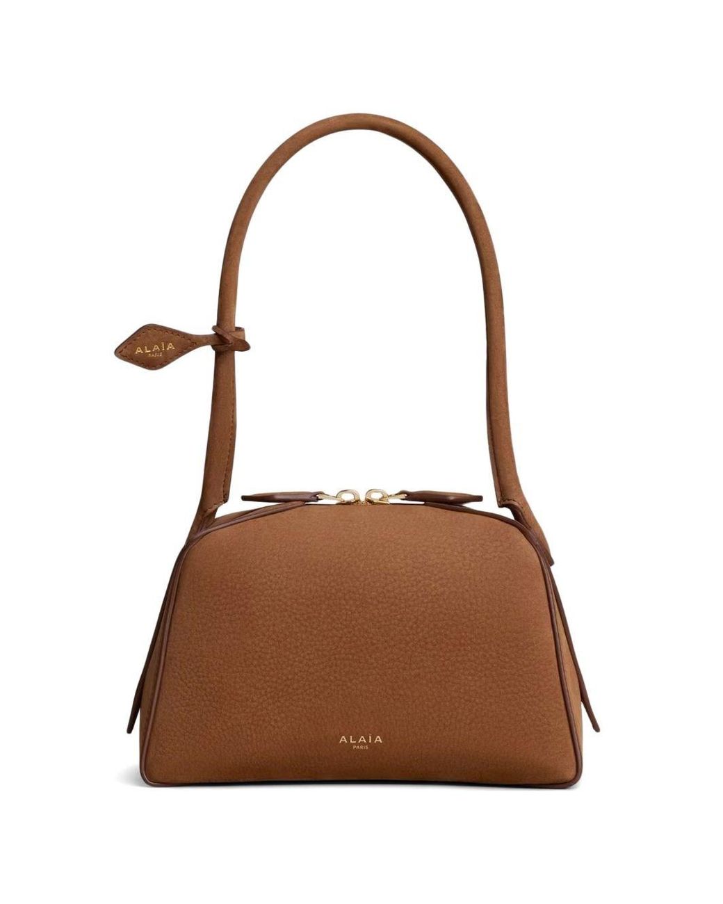 Alaïa Brown Le Bouledogue Small Leather Shoulder Bag