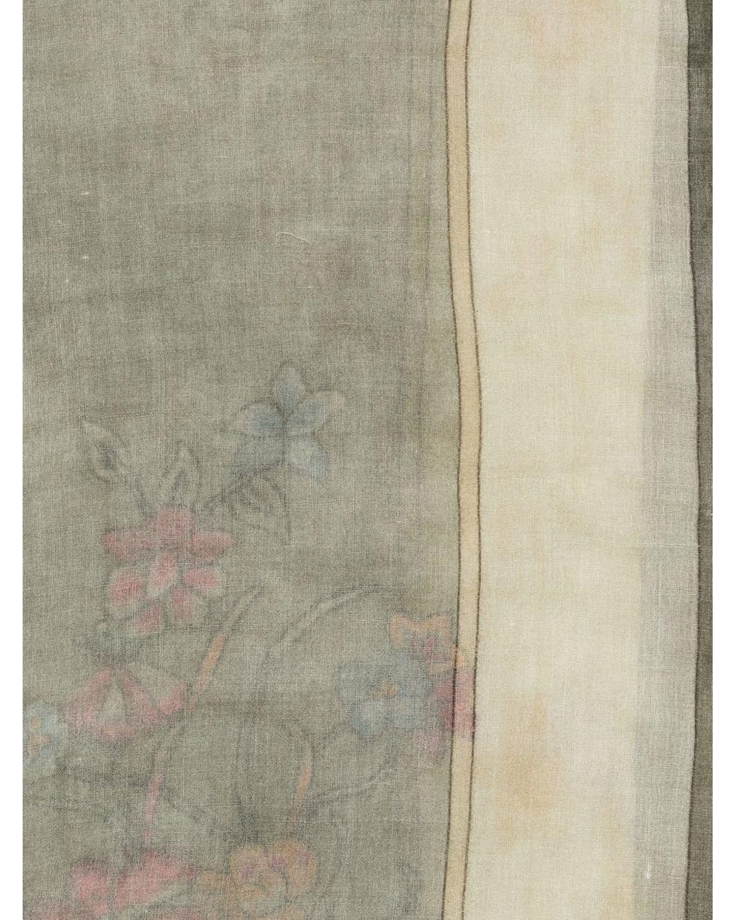 Faliero Sarti Gray Chantal Wool Scarf