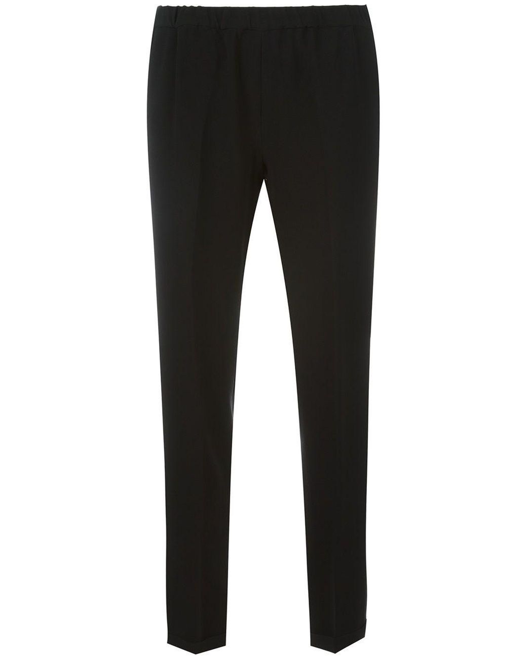 Alberto Biani Black Straight-Leg Trousers