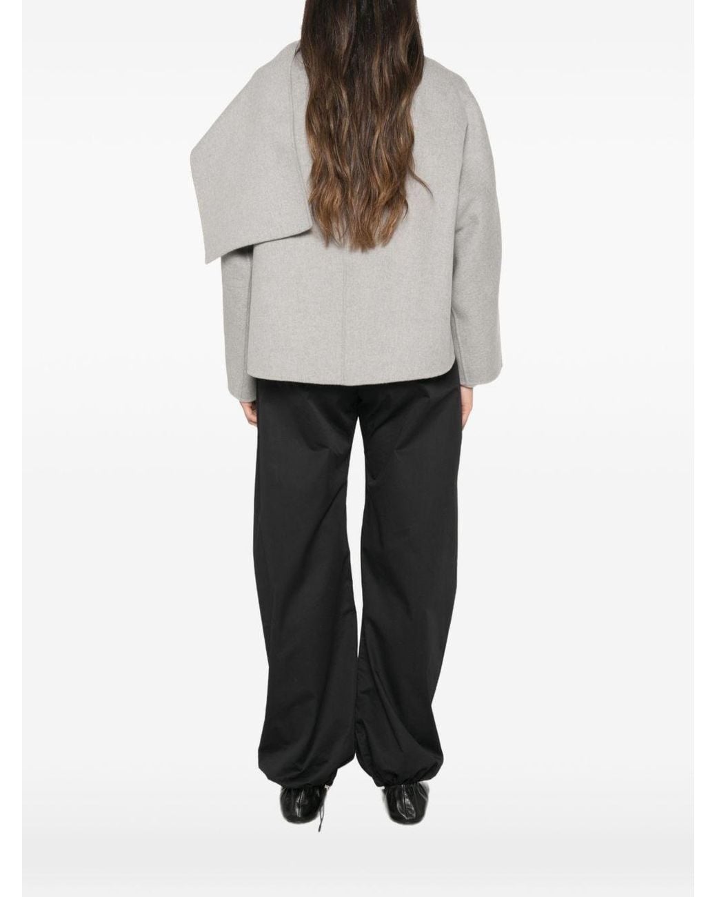 Max Mara Gray Wool Short Jacket