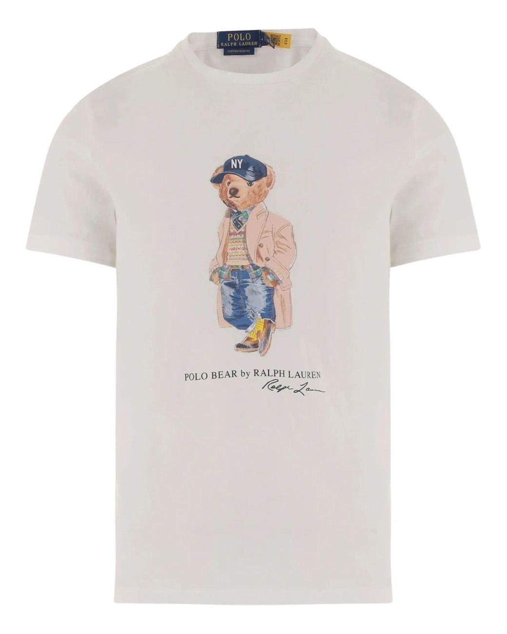 Polo Ralph Lauren White Polo Bear T-Shirt for men