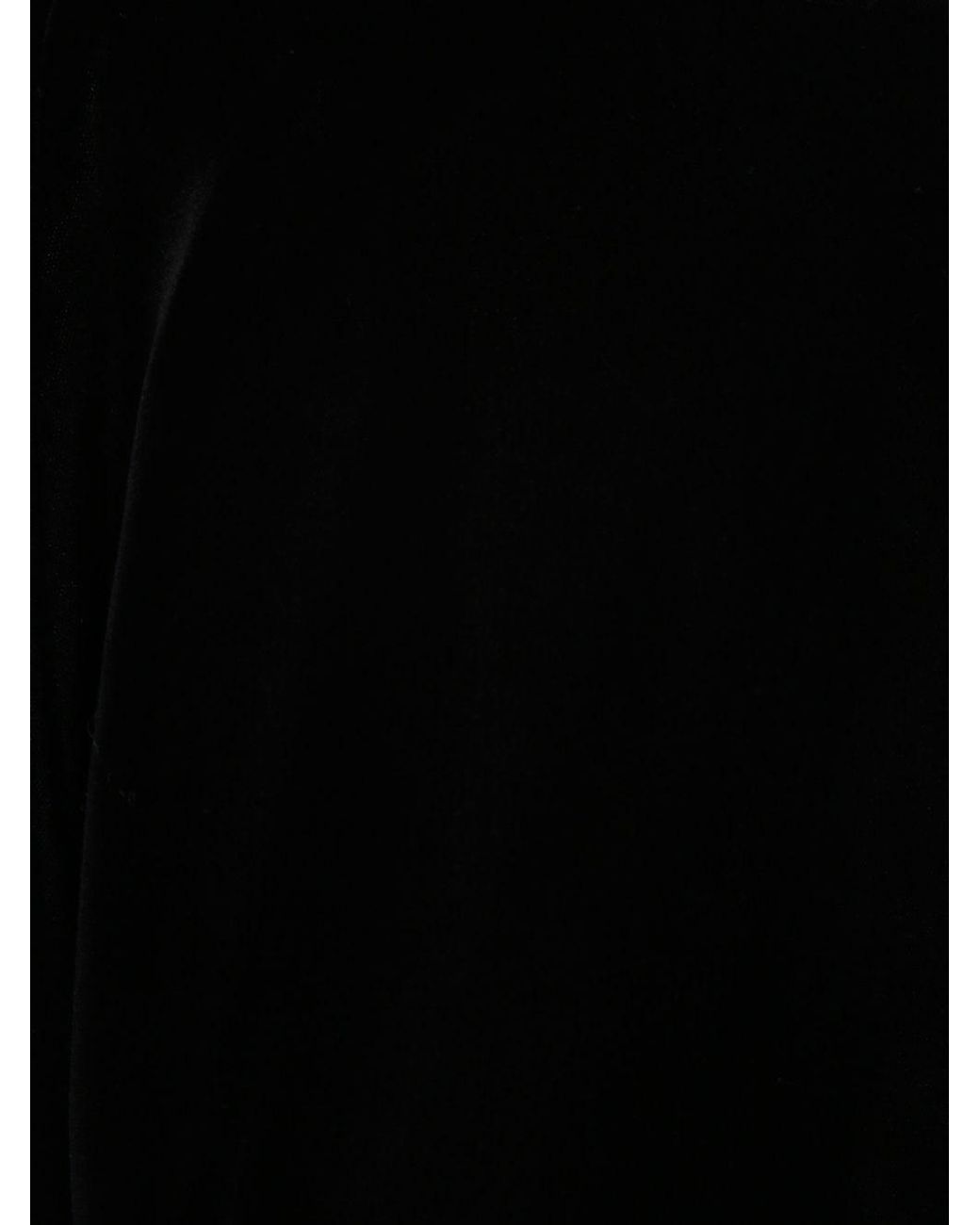 Emporio Armani Black Vlevet Shorts