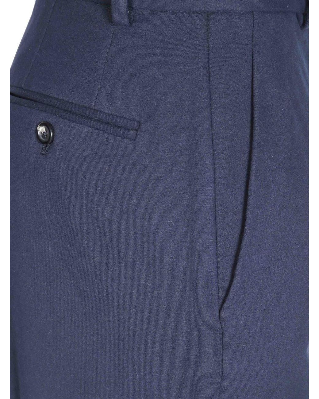 Circolo 1901 Blue Cotton Trousers