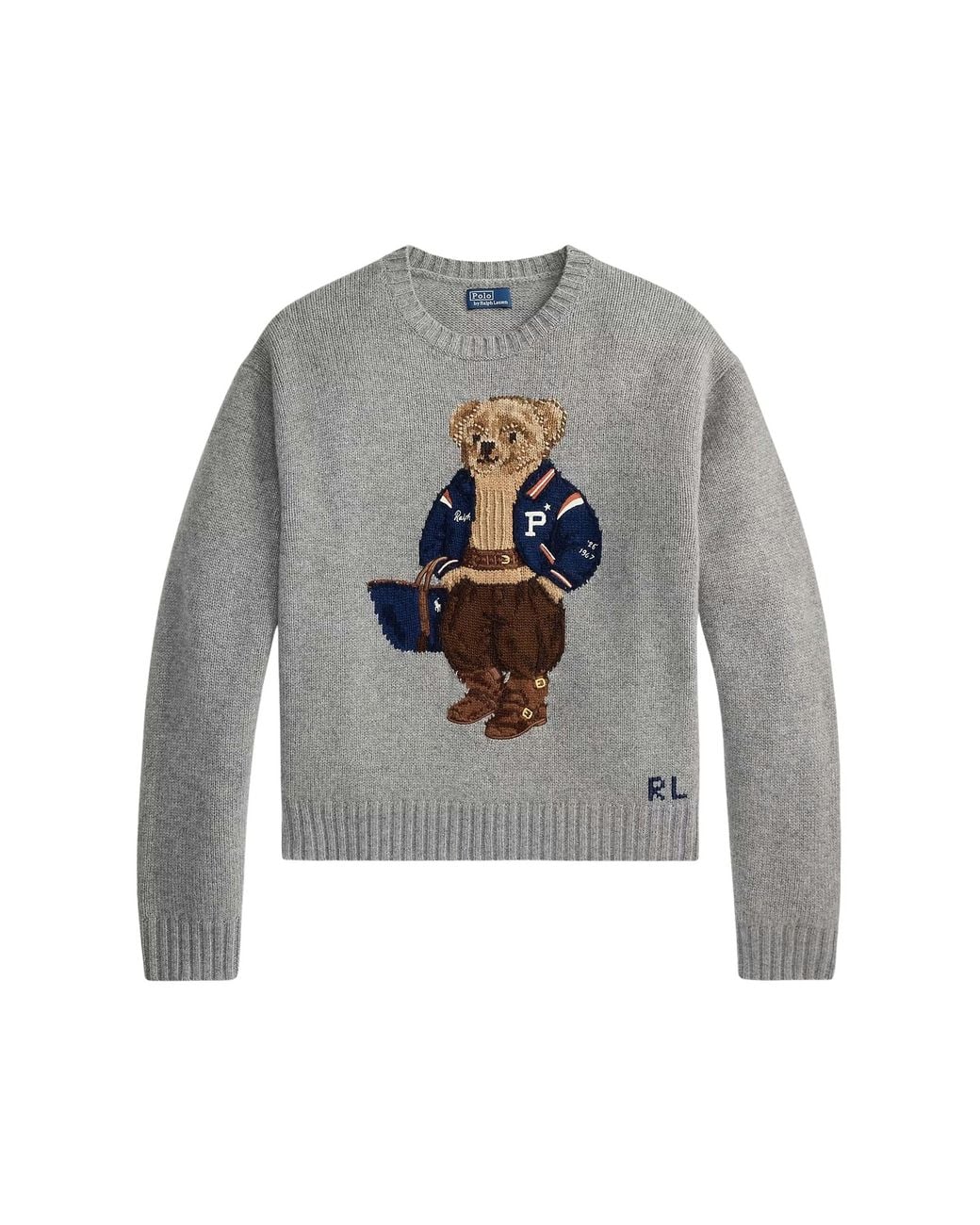 Polo Ralph Lauren Gray Polo Bear Knit