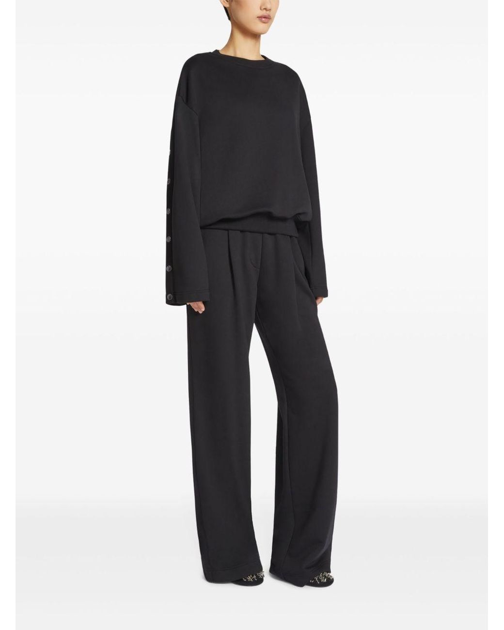 Dries Van Noten Blue Hartia Cotton Trousers
