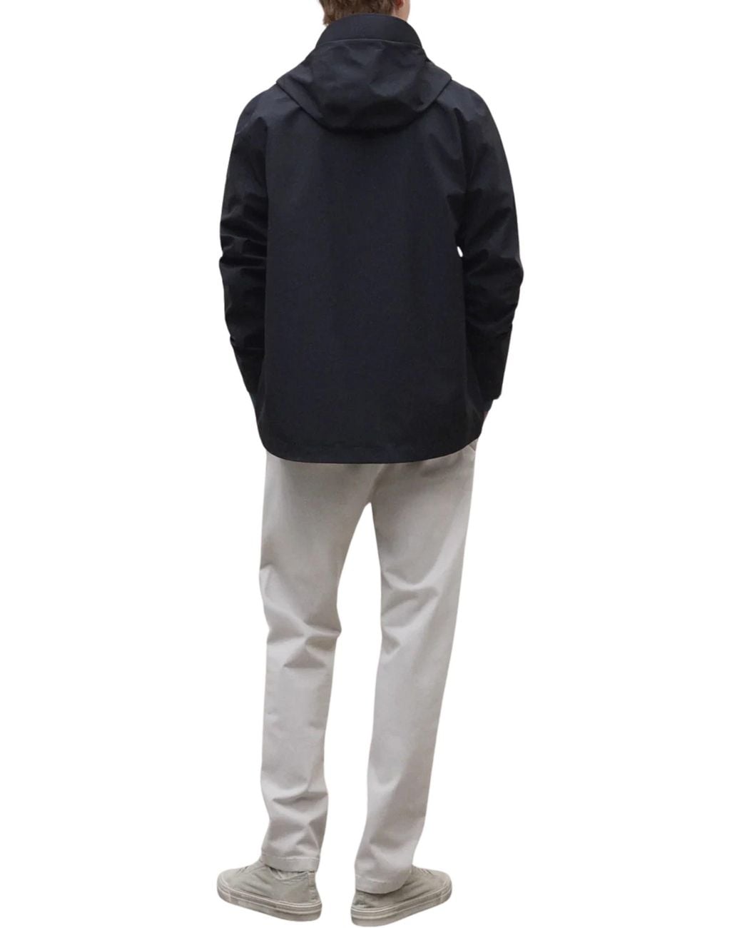 Ecoalf Black Diluvio Jacket for men