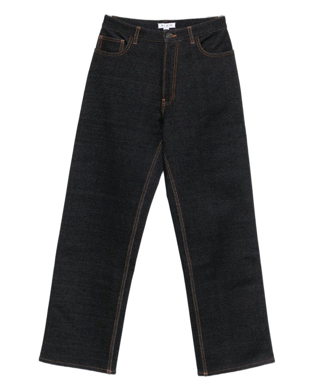 Alaïa Black Denim Cotton Jeans
