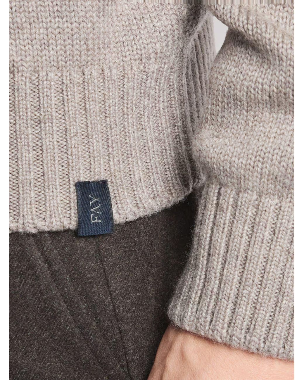Fay Gray Turtleneck Sweater for men