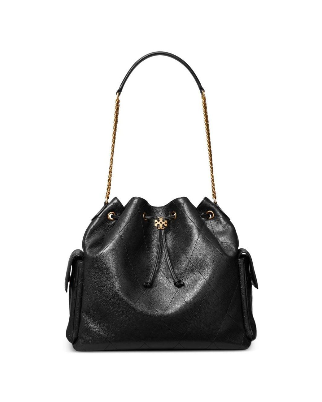 Tory Burch Black Grand Sac À Bandoulière Matelassé Charlie