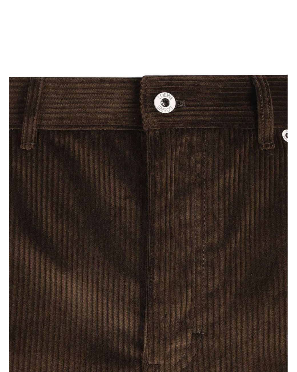 Loewe Brown Cotton Trousers for men