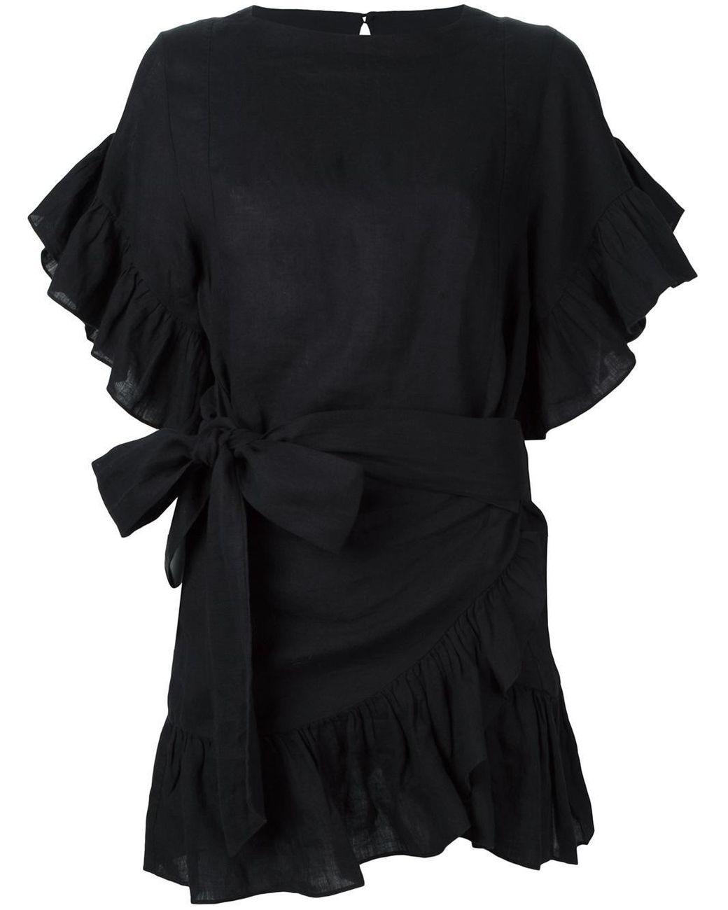 Medic lotteri læder Étoile Isabel Marant 'delicia' Dress in Black | Lyst UK