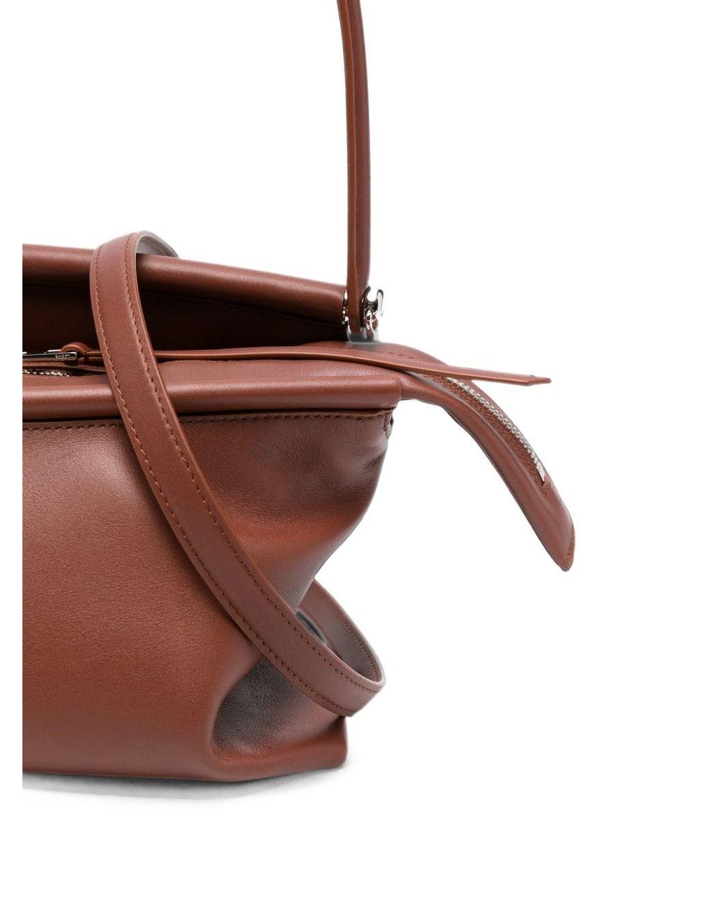 Loewe Brown Whisker Small Leather Shoulder Bag