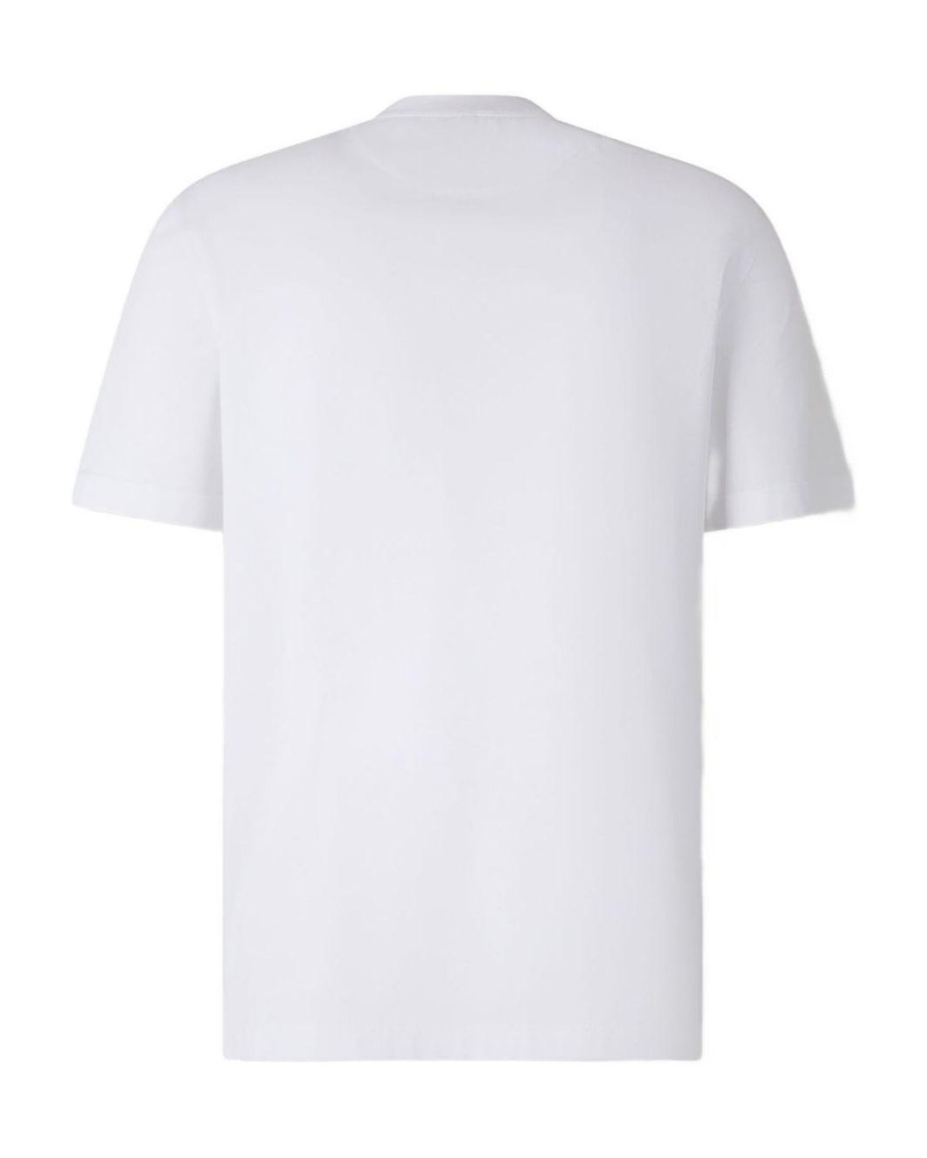 Brioni White Cotton T-Shirt for men