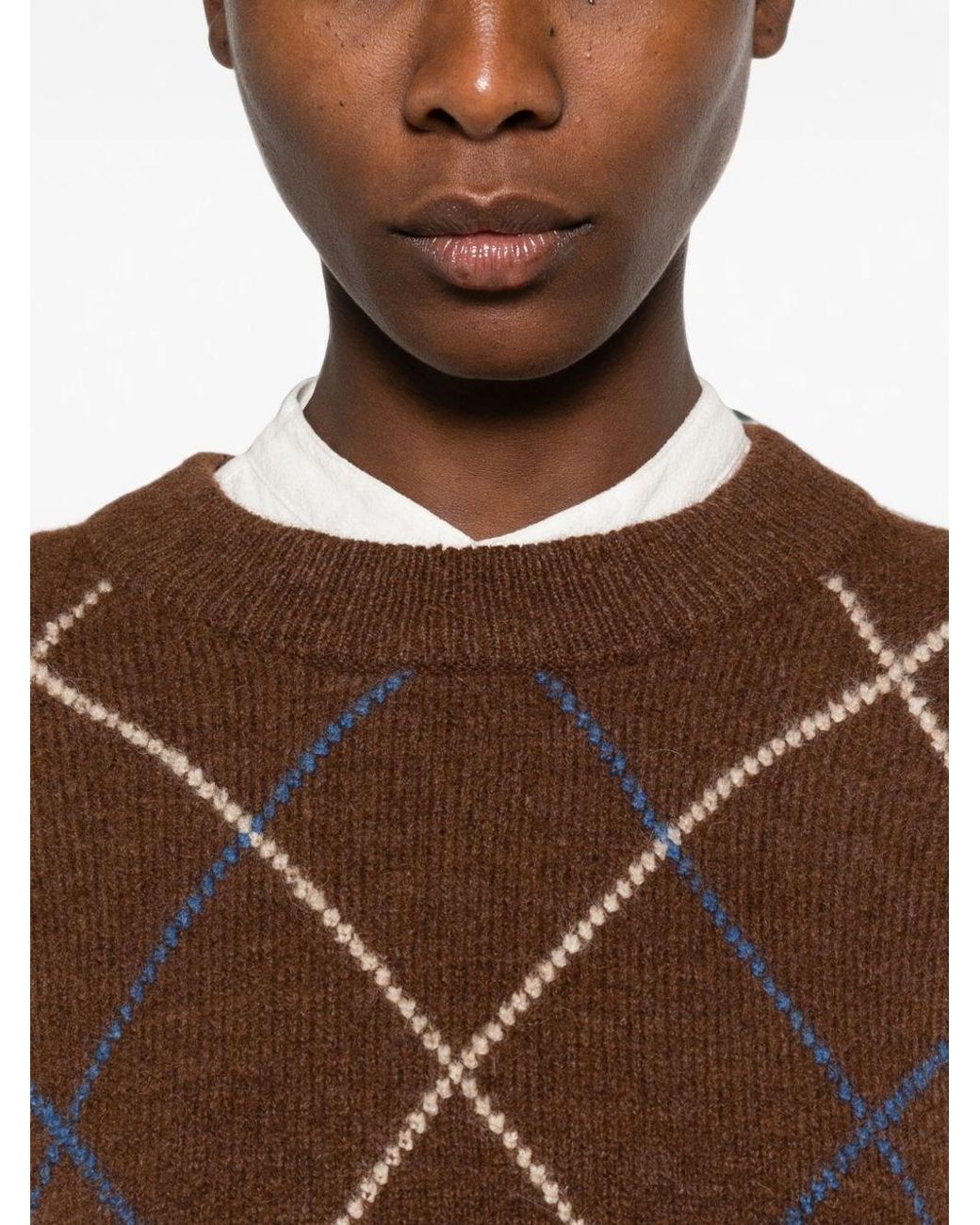 Moismont Brown Eddy Wool Blend Cardigan