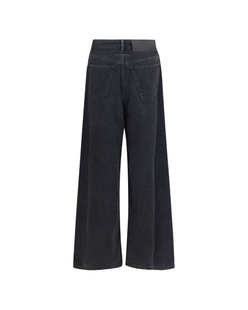 MM6 by Maison Margiela Blue Wide-Leg Denim Jeans