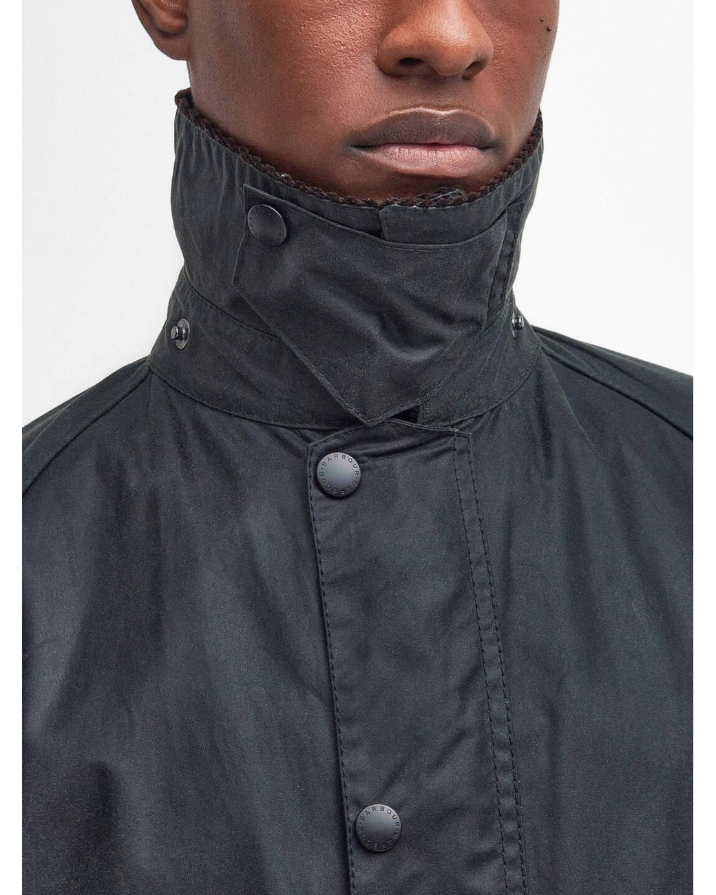 Barbour Black Bedale Wax Jacket for men