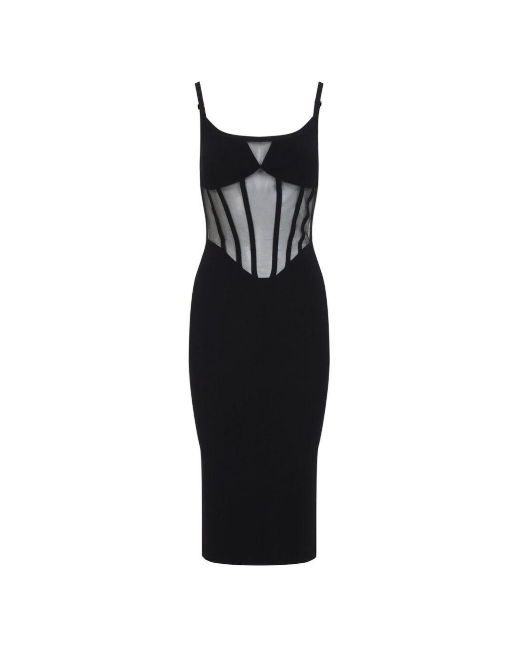 Elisabetta Franchi Black Midi Dress Long Dresses