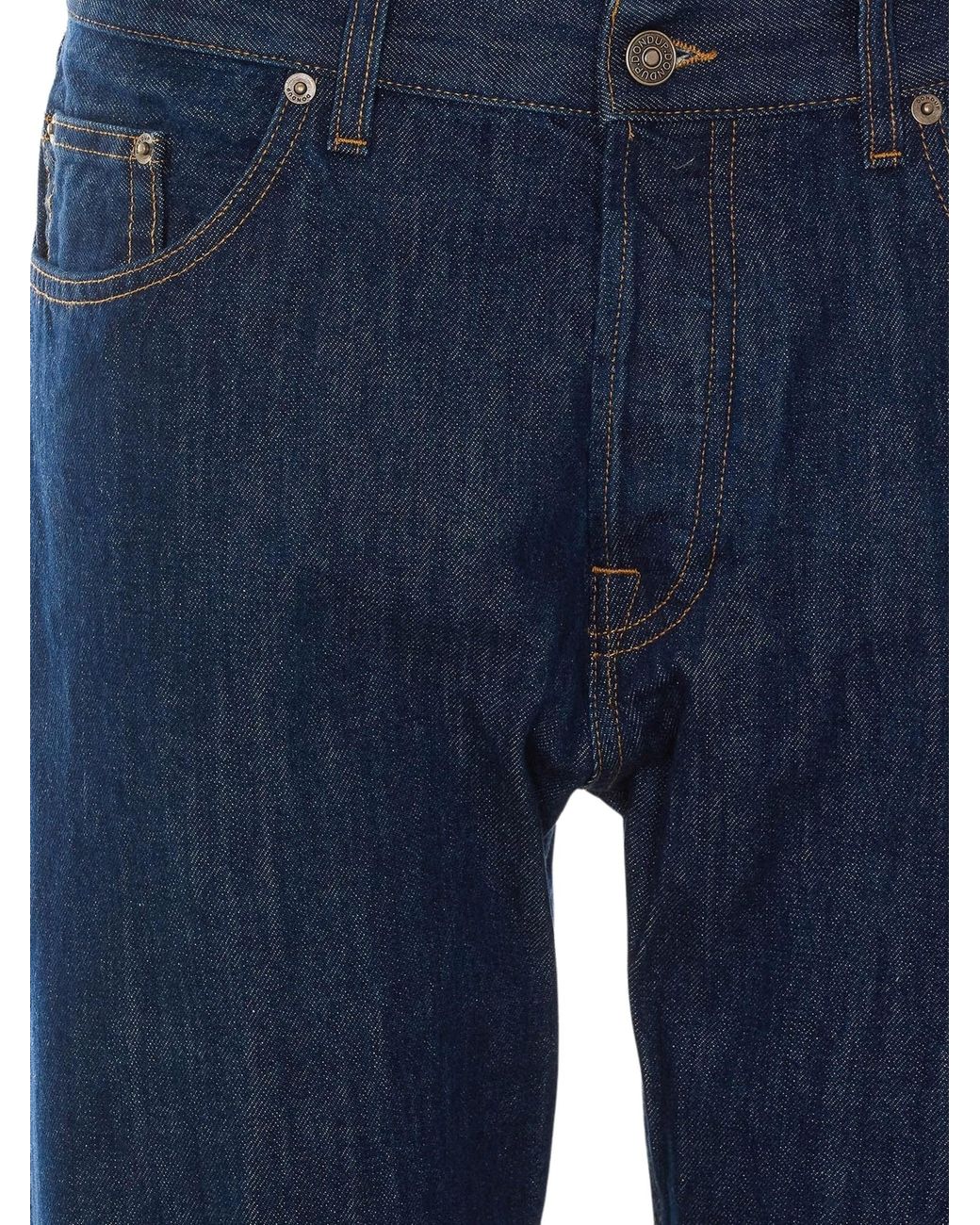 Dondup Blue Icon Relax Tapered Jeans for men