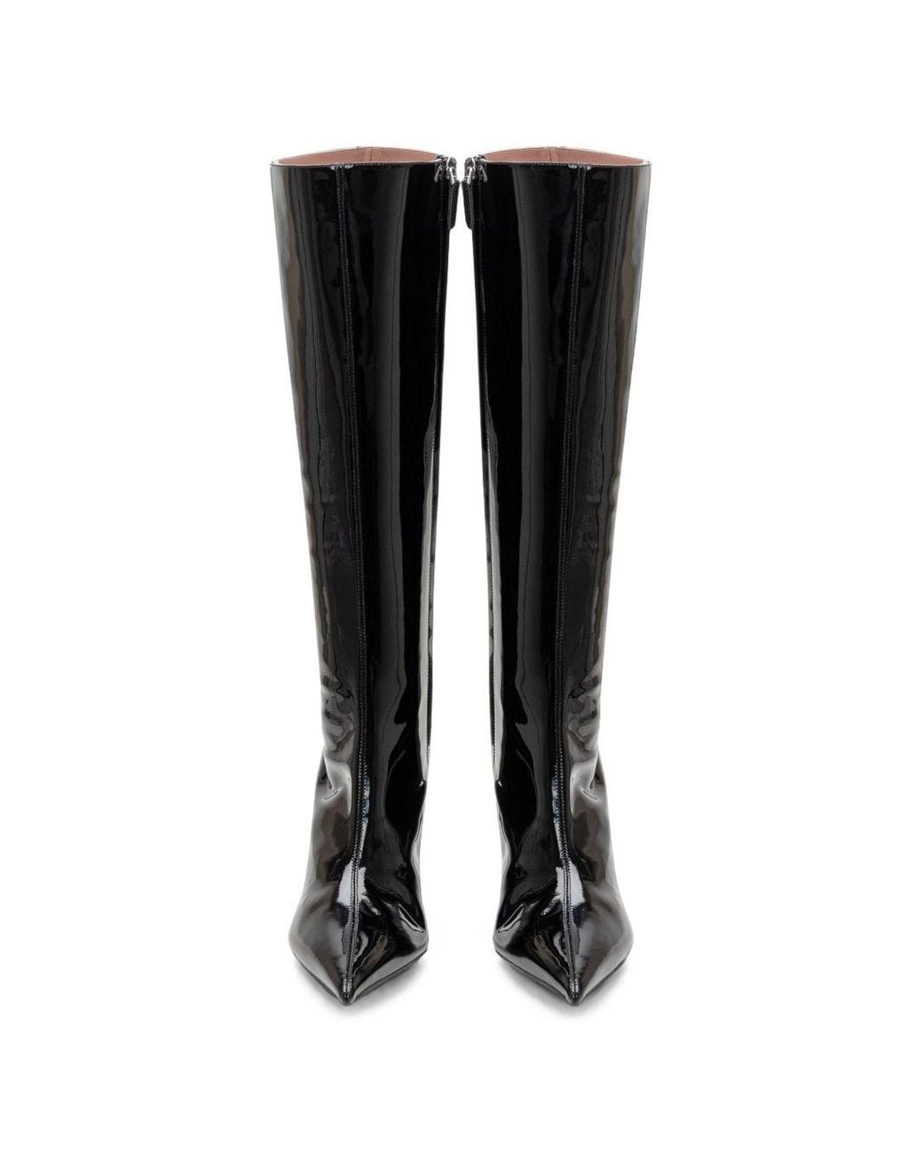 Paris Texas Black Vera Patent Leather Boots