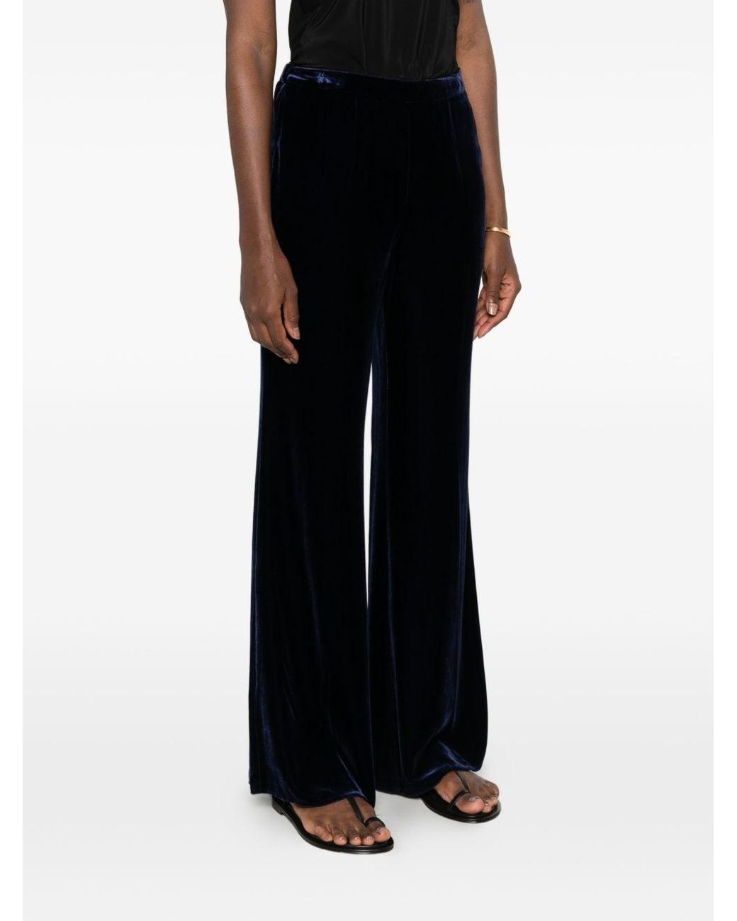 Forte_forte Black Velvet Trousers