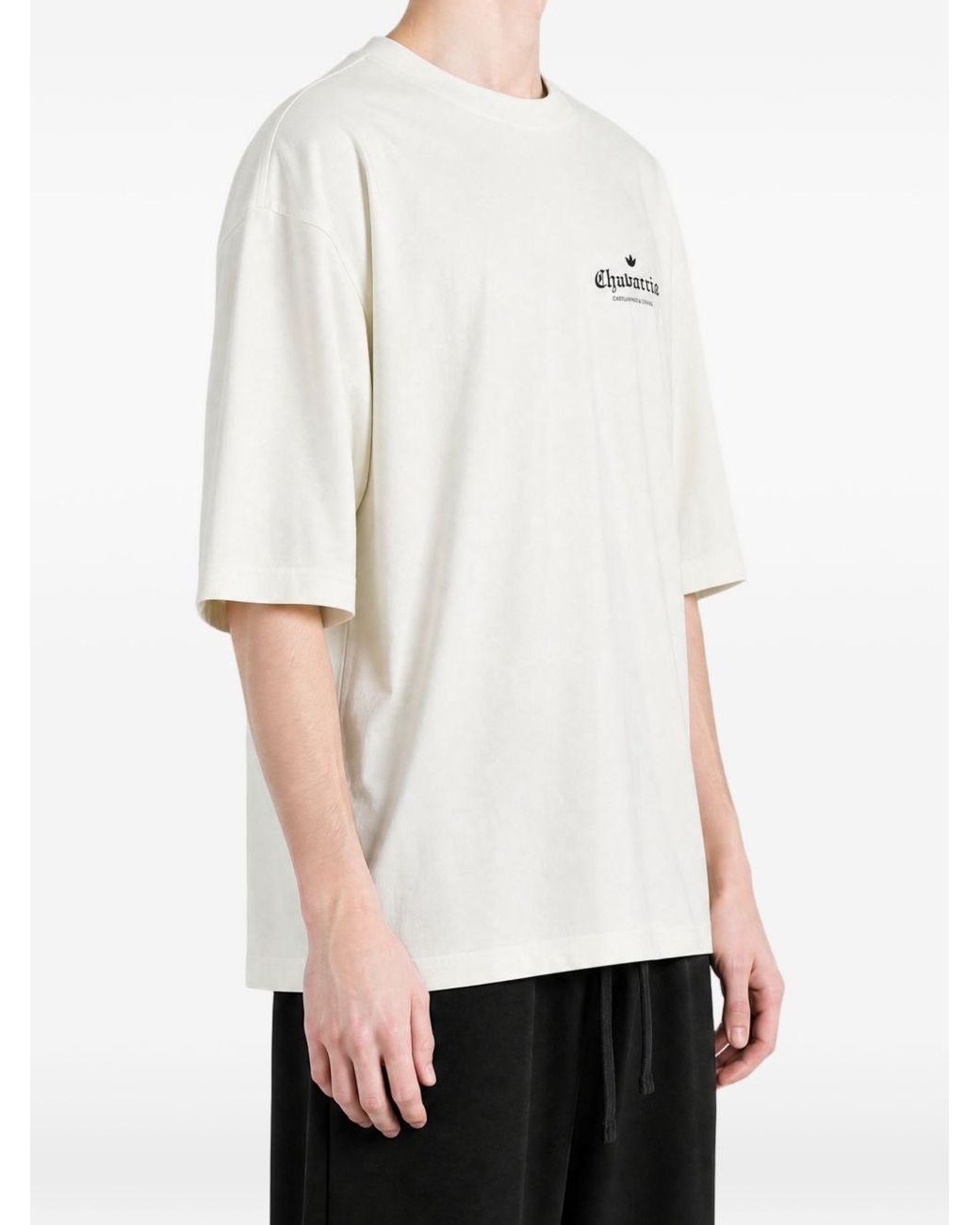 ADIDAS X WILLY CHAVARRIA White Printed Cotton T-Shirt for men