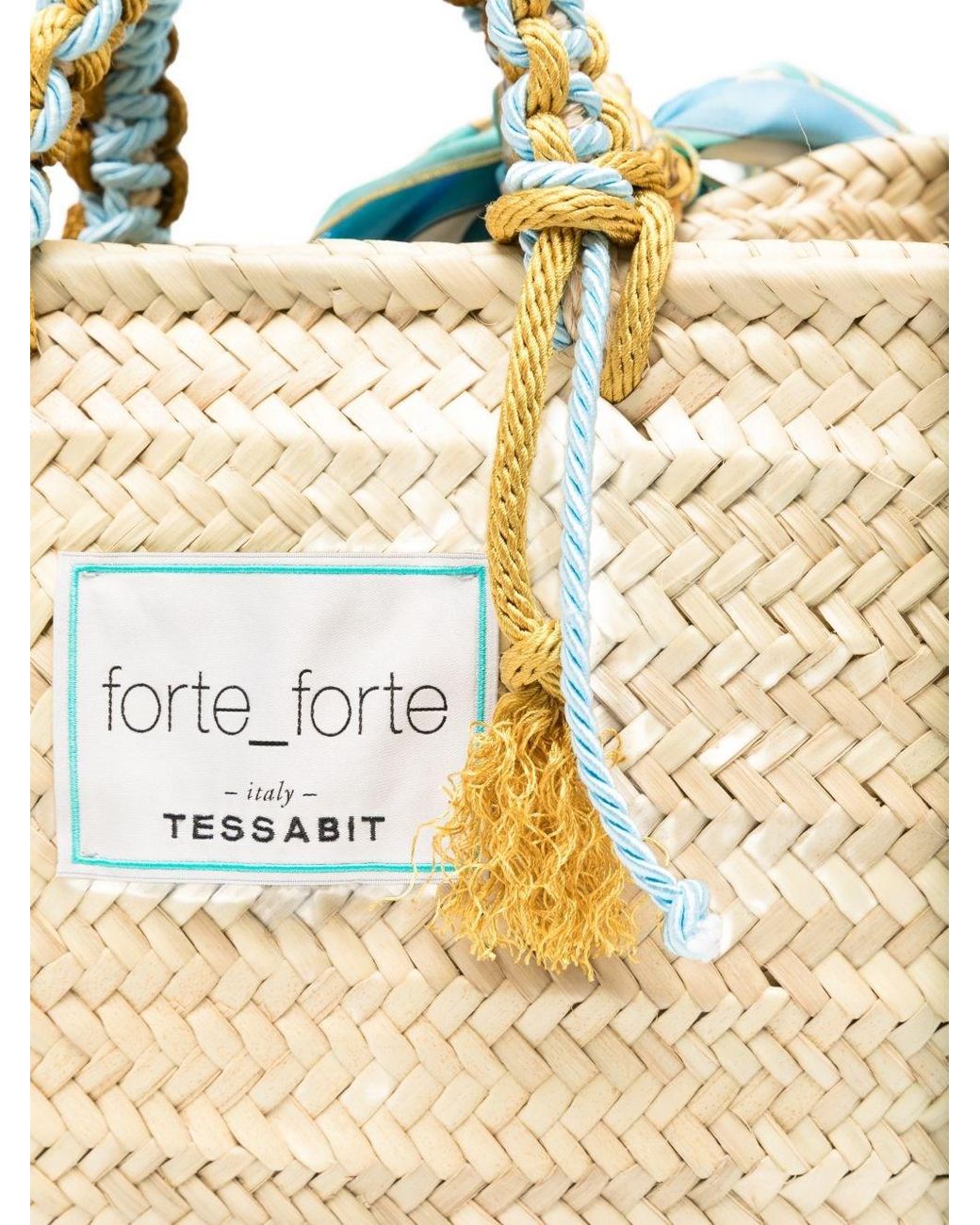 Forte_forte Natural Large Straw Tote Bag