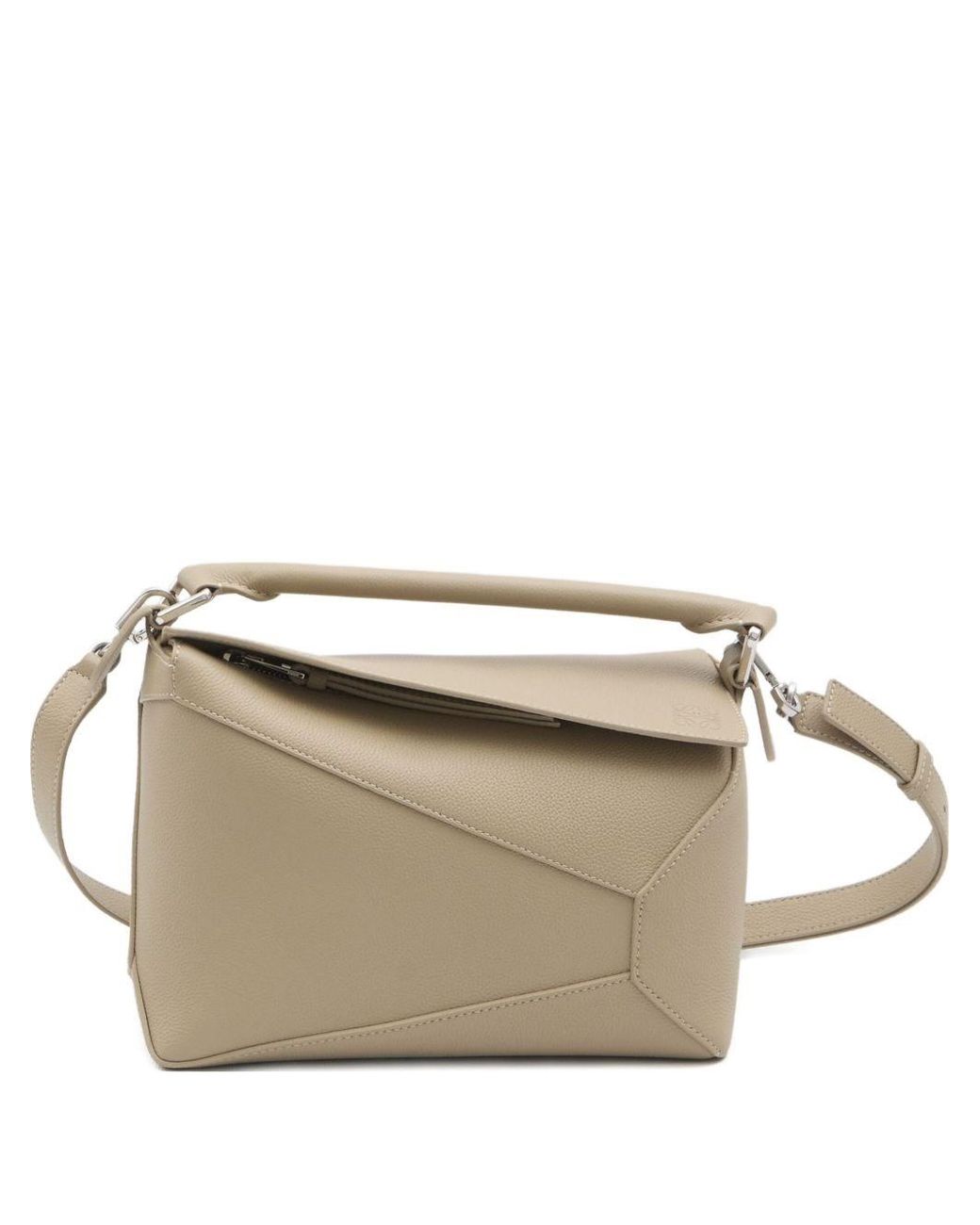 Loewe Natural Puzzle Edge Small Leather Handbag