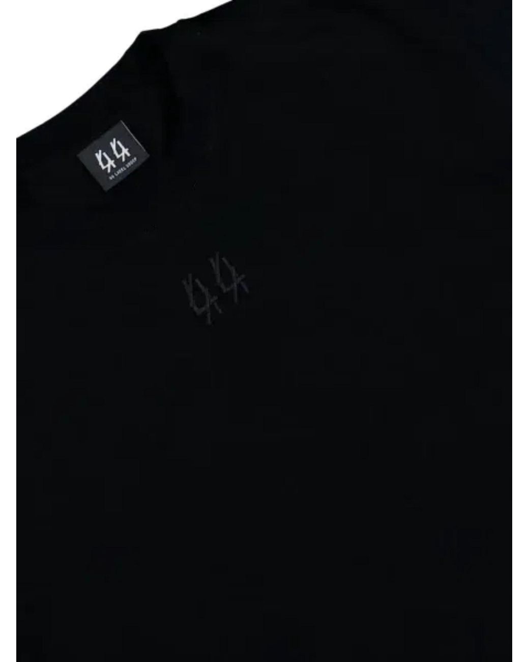 44 Label Group Black T-Shirt Safety Pins Logo for men