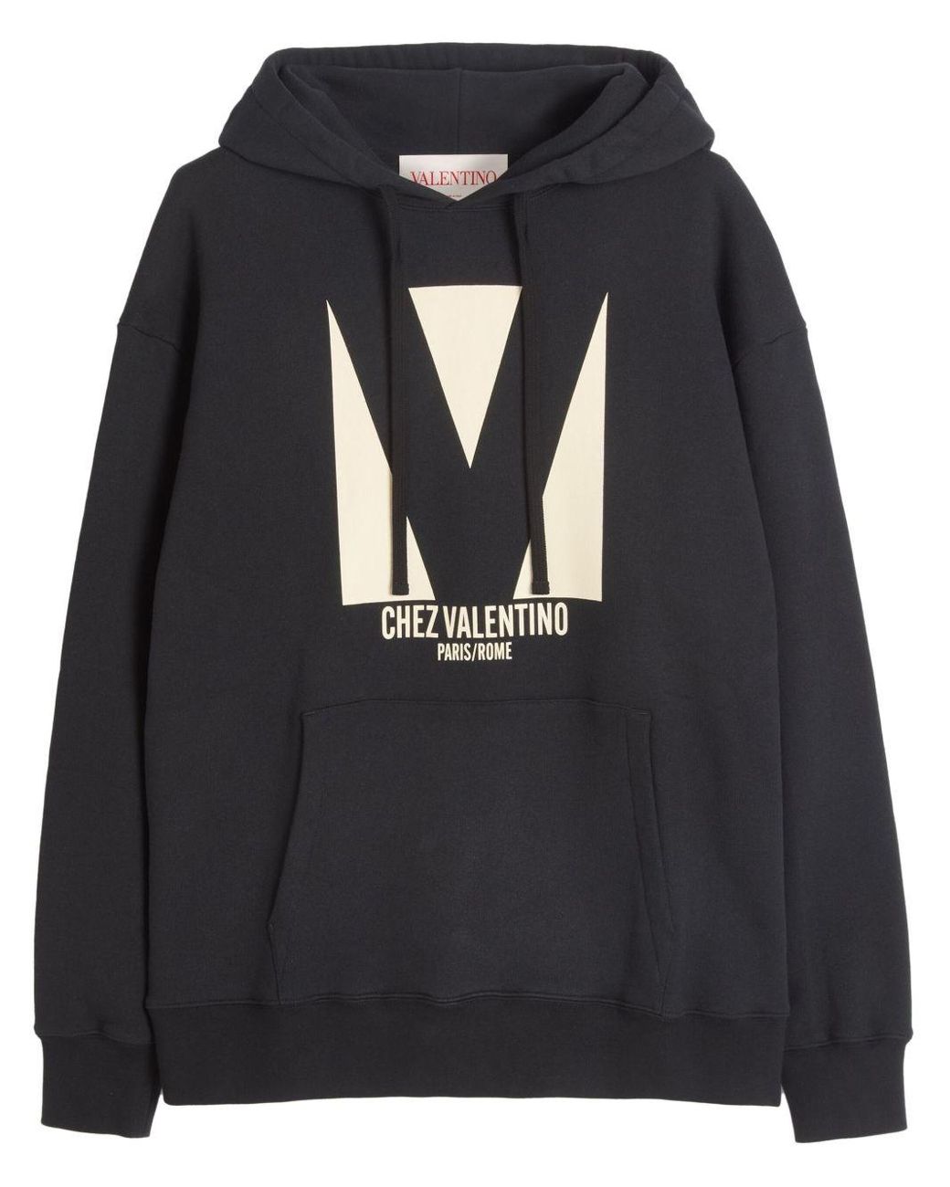 Valentino Black Cotton Sweatshirt for men