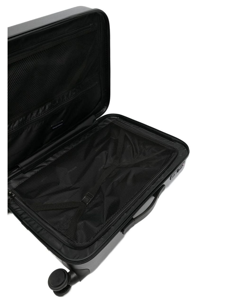 Emporio Armani Black Logo Trolley for men