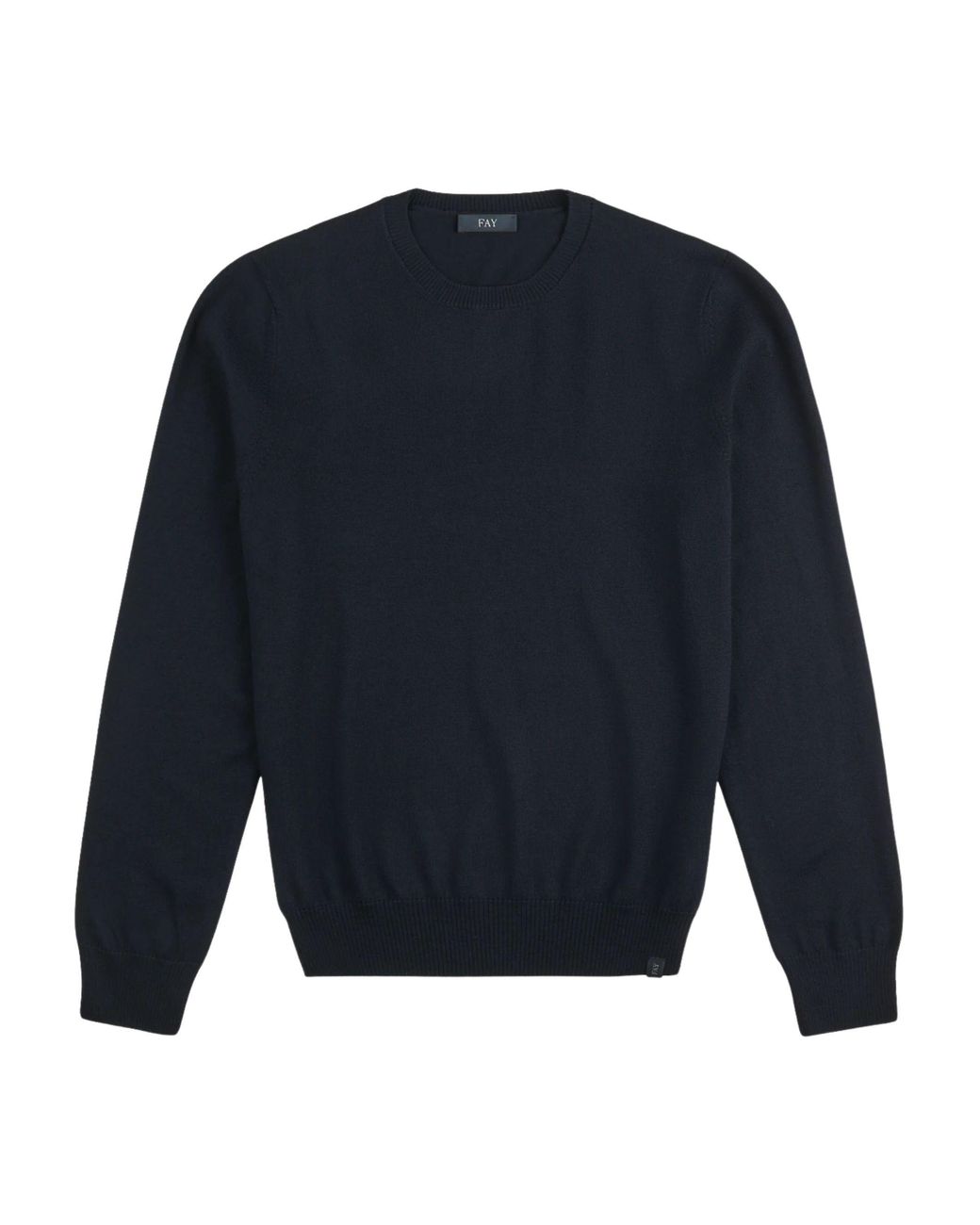 Fay Blue Wool Sweater for men