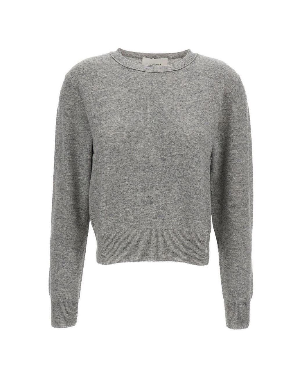 Lisa Yang Gray Greer Cashmere Sweater