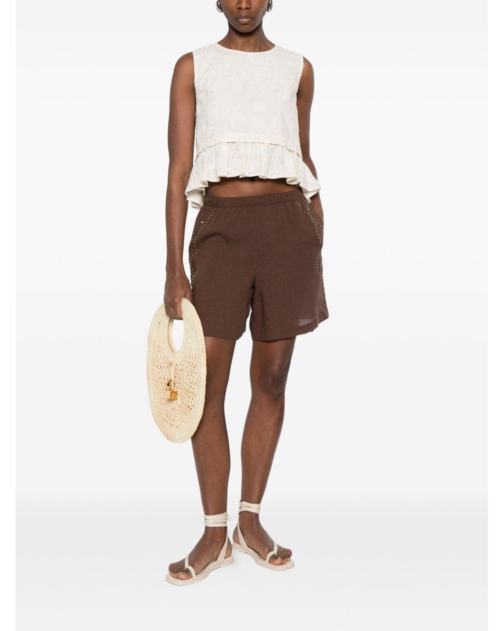 VENUJA Brown Beach Shorts