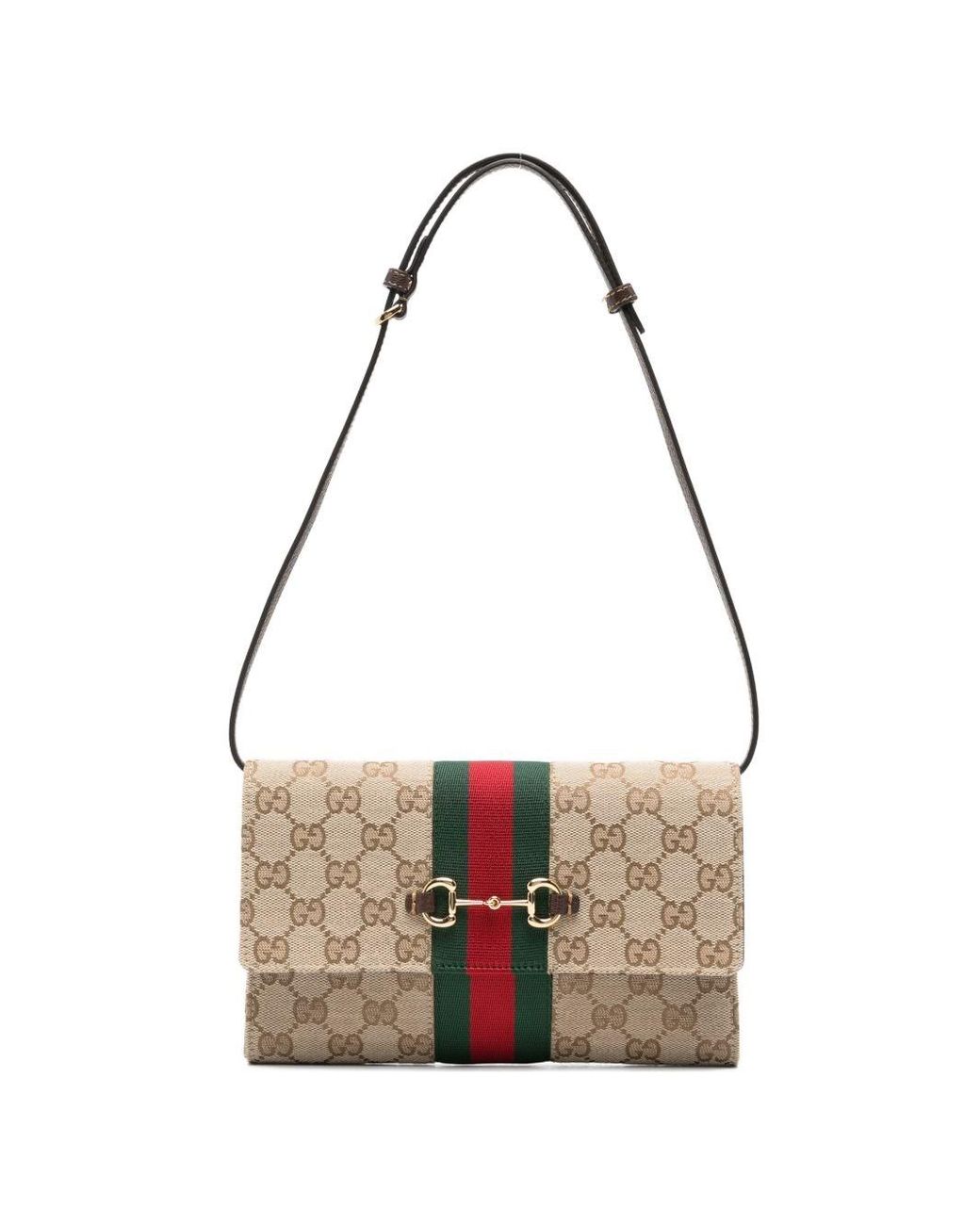 Gucci White Horsebit Mini Bag
