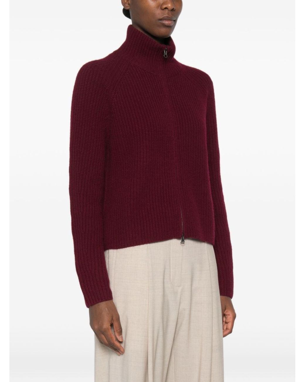 Lisa Yang Red Sadie Cashmere Cardigan