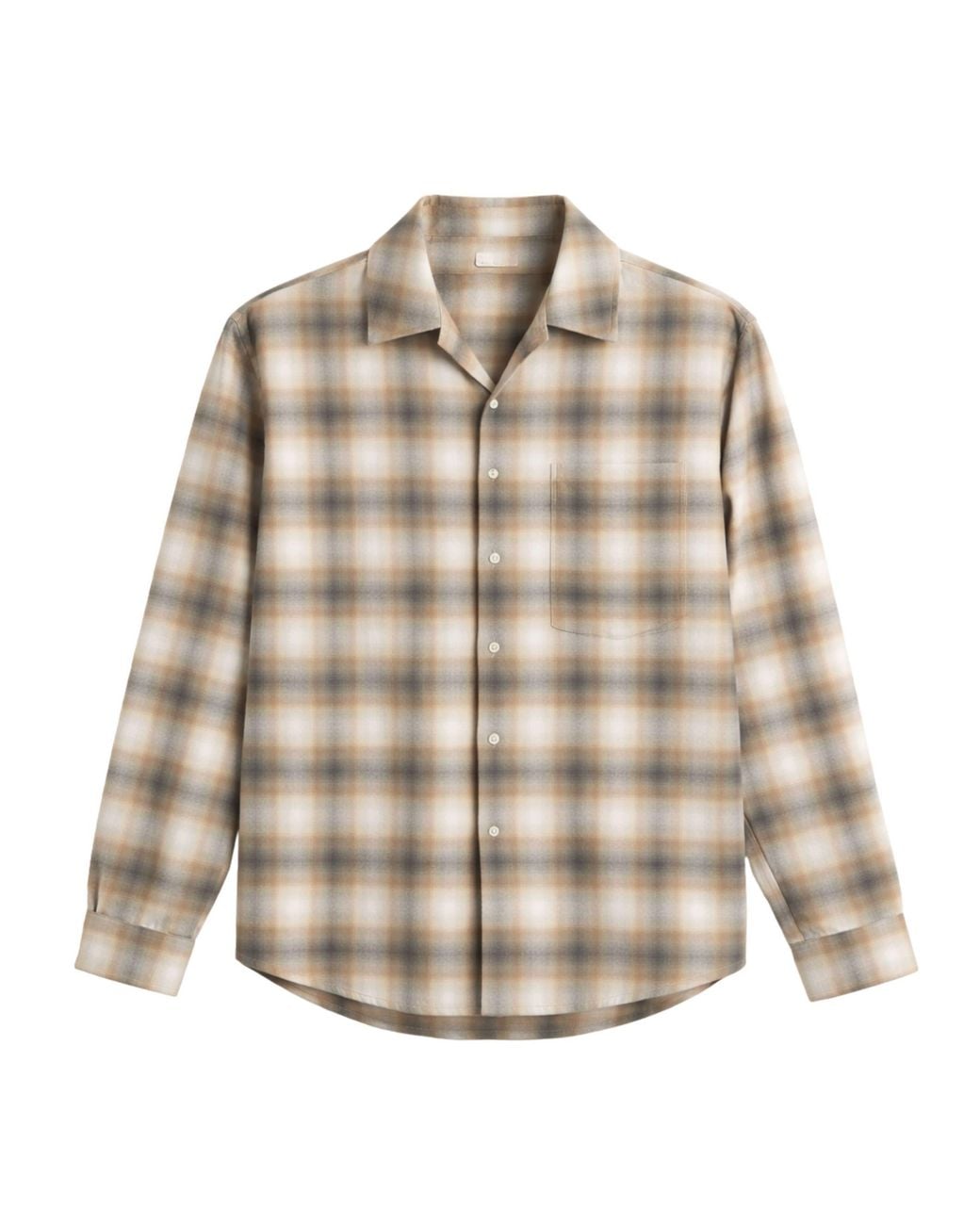 J.W. Anderson Natural Shaded Checkered Shirt for men