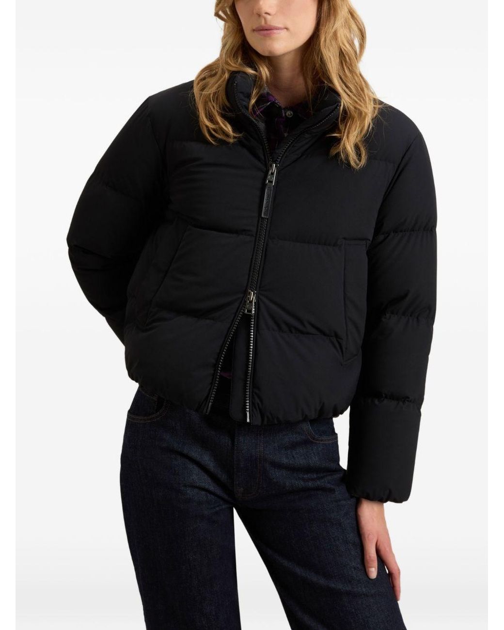 Woolrich Black Madison Short Down Jacket